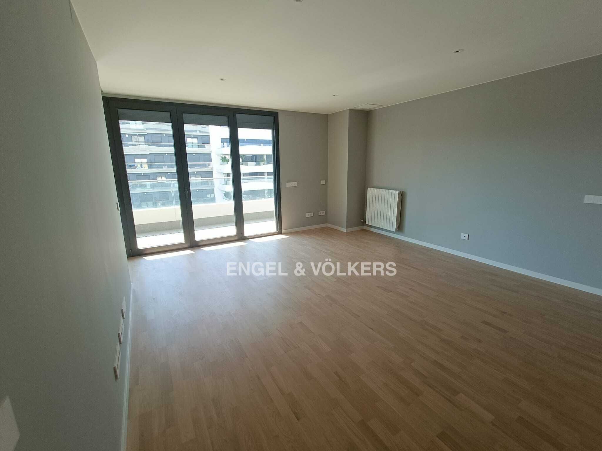 Living room of Apartment to rent in Badalona  with Air Conditioner, Heating and Parquet flooring