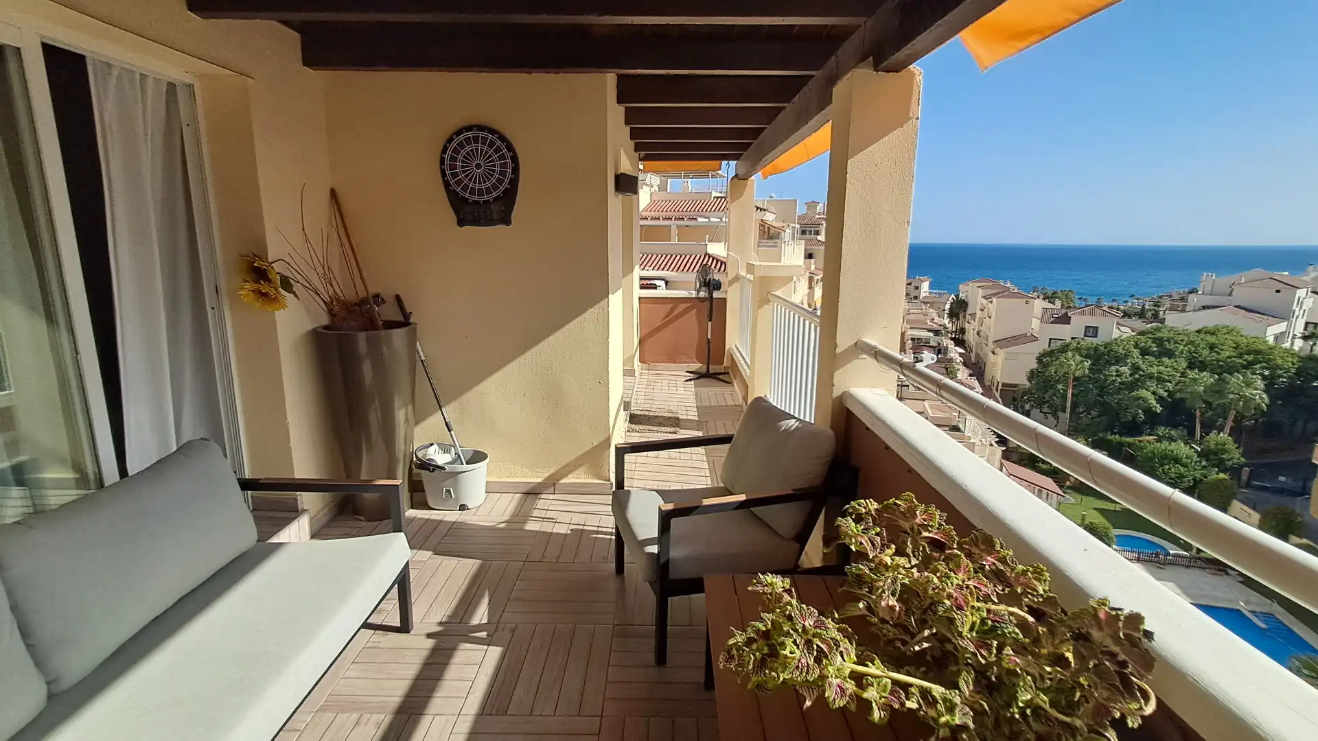 Terrassa de Dúplex en venda en Benalmádena amb Aire condicionat, Parquet i Terrassa