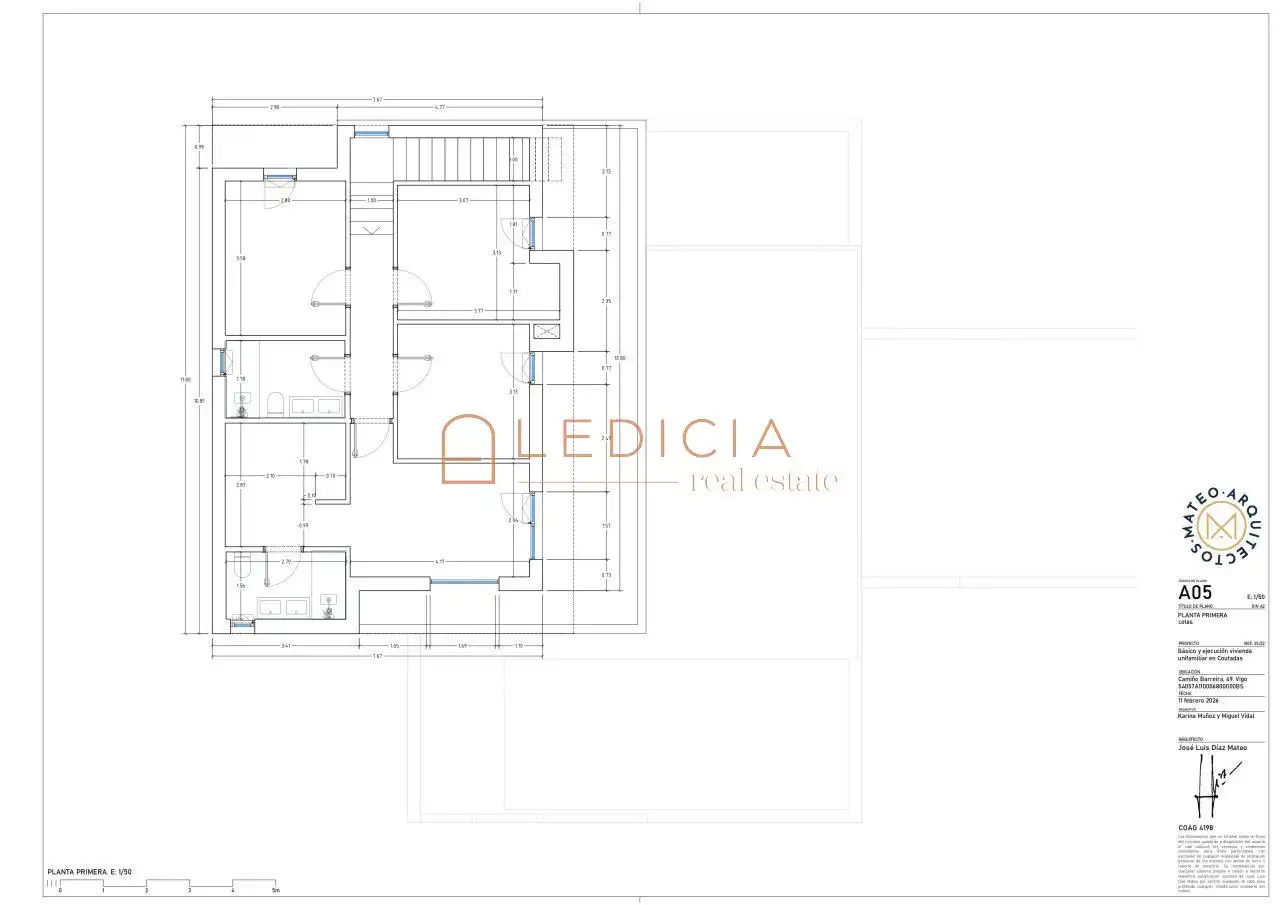 Casa o chalet en venta en Vigo  con Calefacción, Jardín privado y Parquet