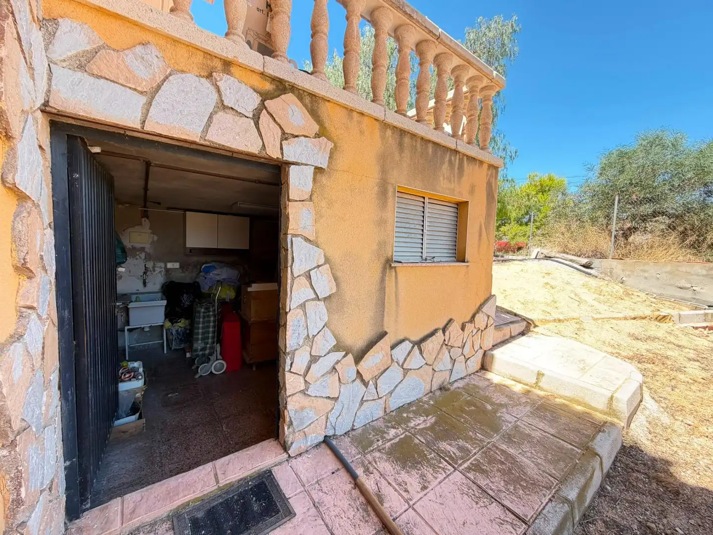 Vista exterior de Casa o xalet en venda en Mutxamel amb Terrassa i Piscina