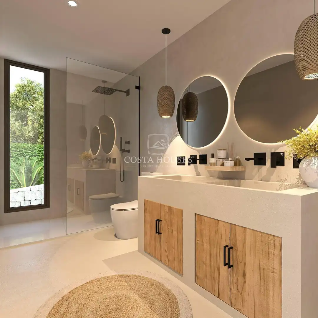 Baño de Casa o chalet en venta en Jávea / Xàbia con Aire acondicionado, Jardín privado y Terraza