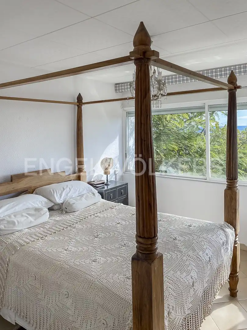 Habitación de Casa adosada de alquiler en Sitges con Calefacción, Jardín privado y Terraza