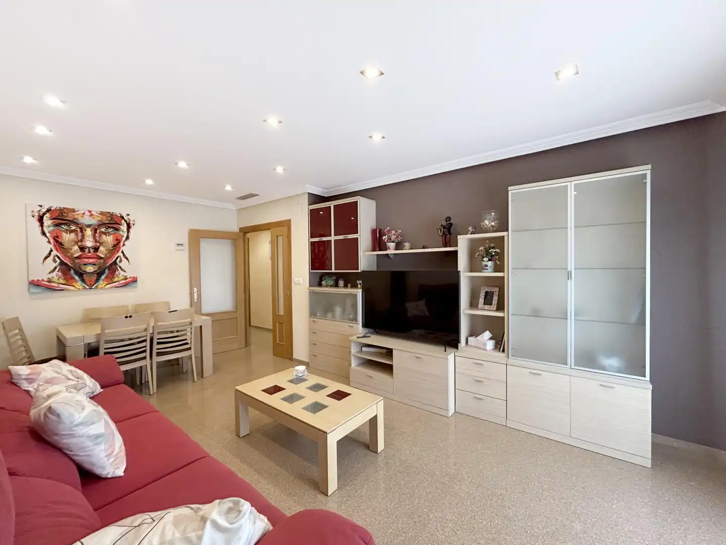 Living room of Flat for rent in Novelda  with Alarm