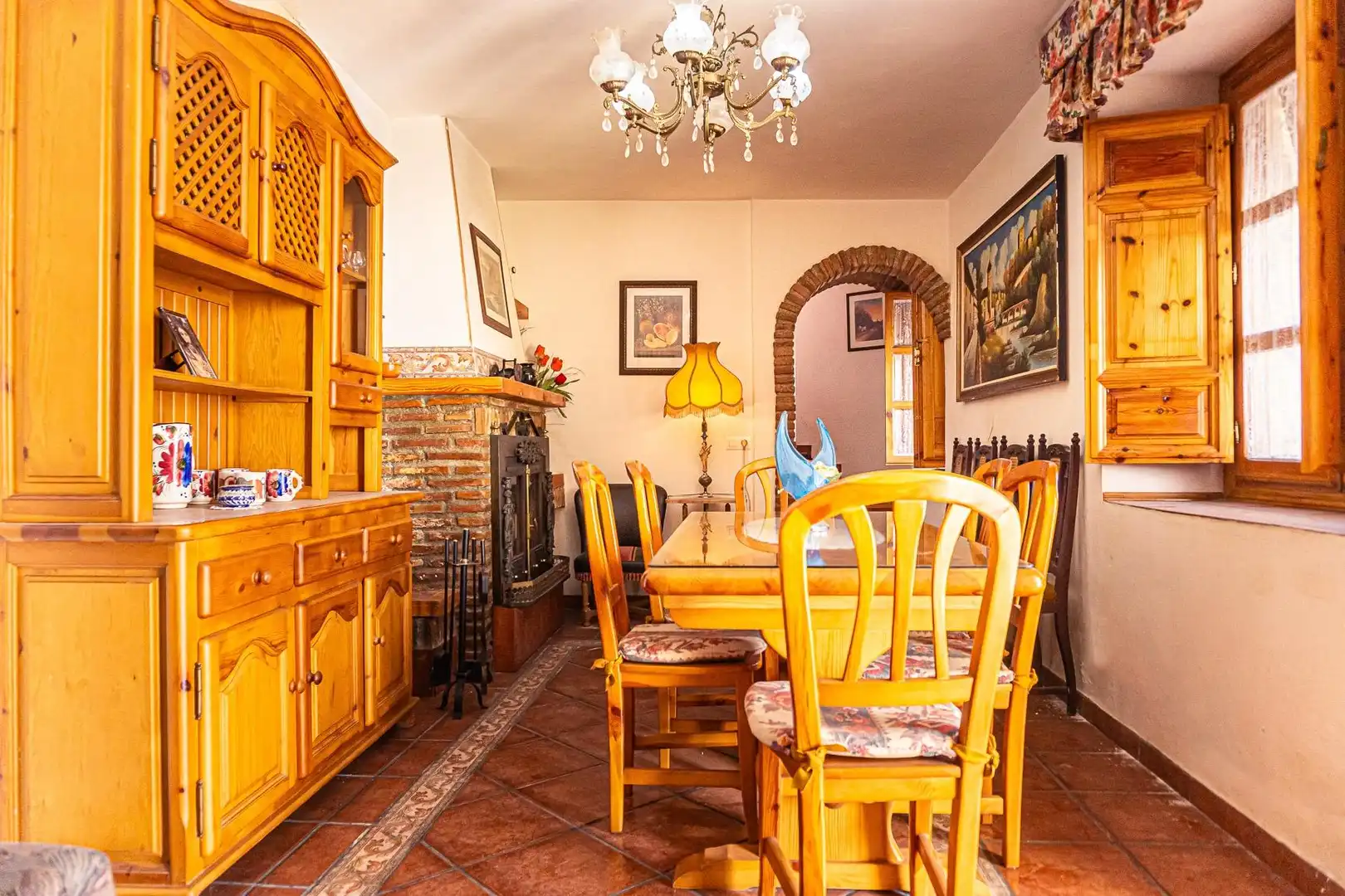 Comedor de Casa o chalet en venta en Frailes con Aire acondicionado, Amueblado y Balcón