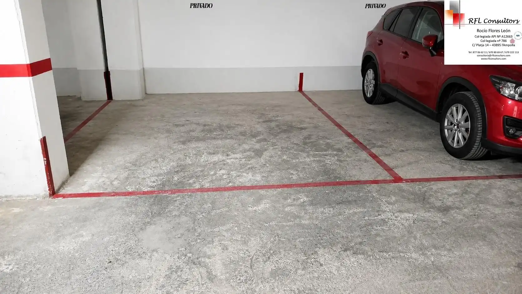 Parkplatz von Wohnungen zum Verkauf in Torreblanca mit Privatgarten, Terrasse und Abstellraum