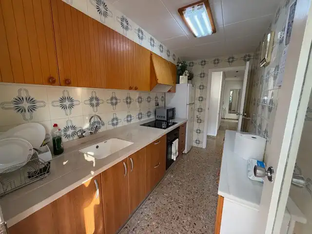 Cocina de Apartamento en venta en Cullera con Terraza, Horno y Piscina comunitaria