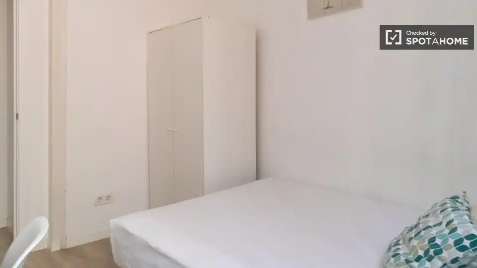 Habitación de Piso de alquiler en Madrid con Aire acondicionado, Calefacción y Amueblado