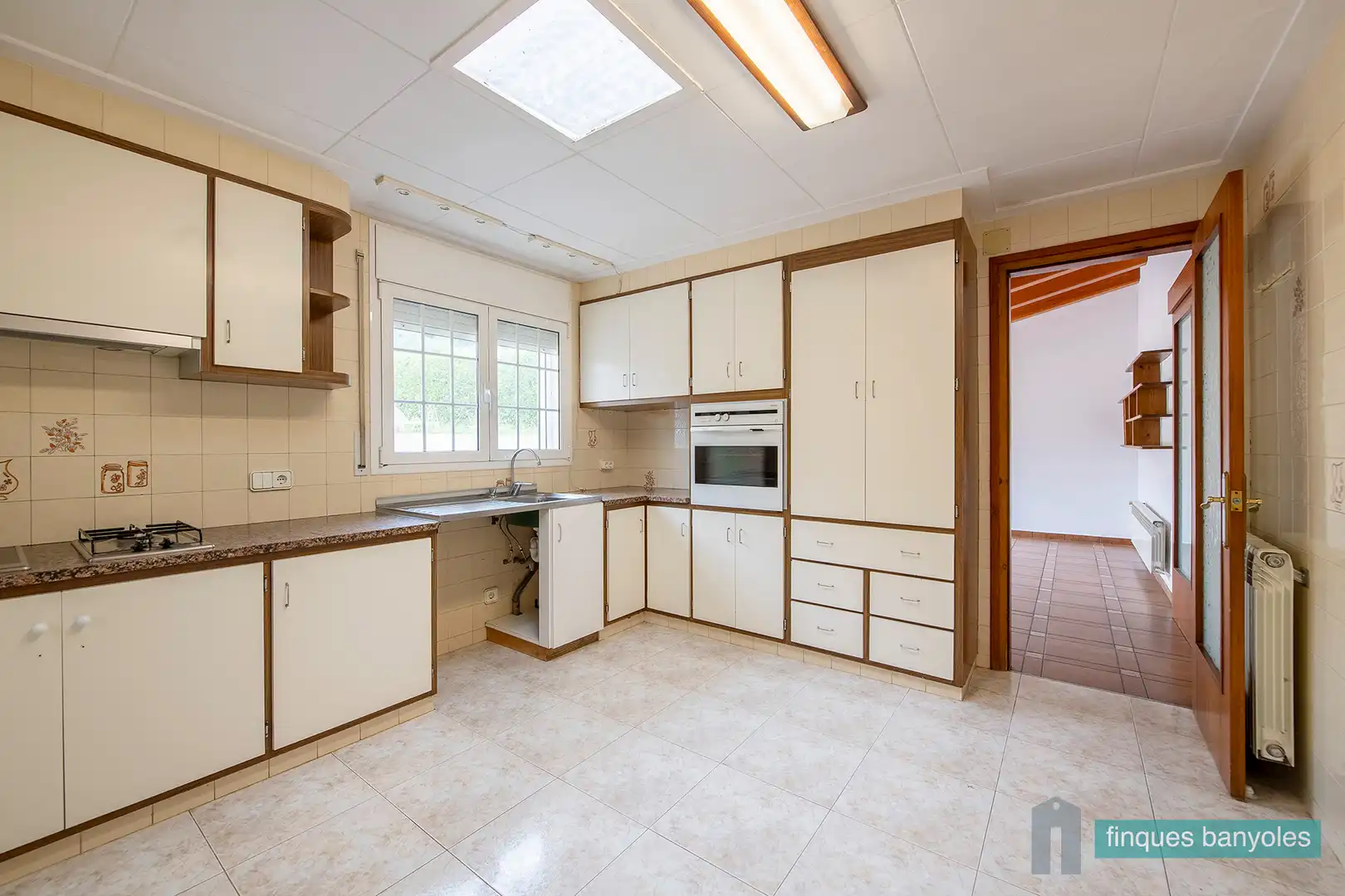 Cocina de Casa o chalet en venta en Banyoles con Aire acondicionado, Calefacción y Jardín privado