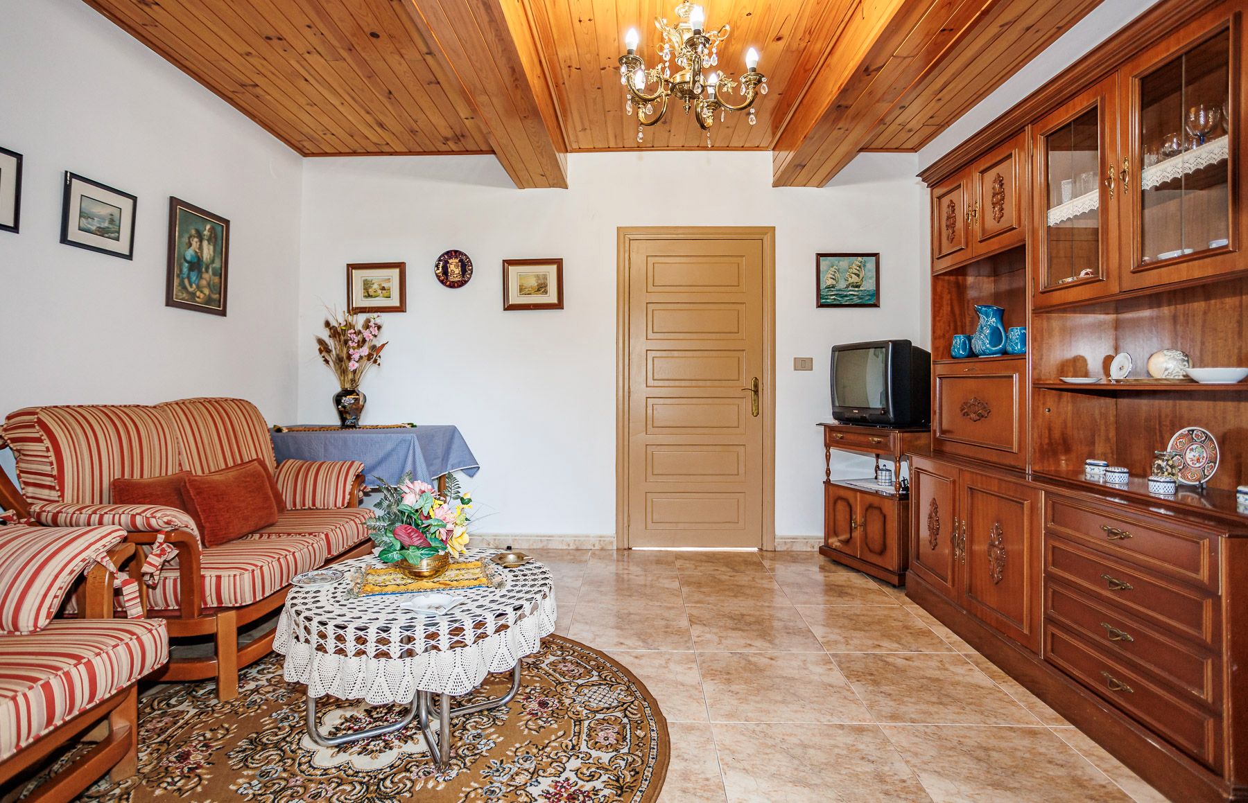 Sala d'estar de Finca rústica en venda en Vilalba amb Moblat