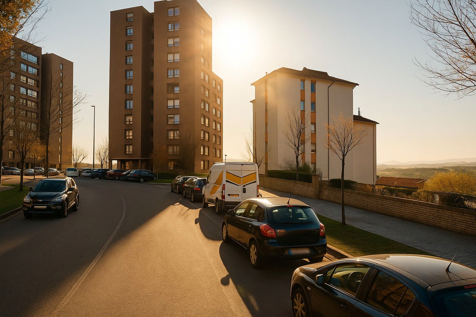 Vista exterior de Pis de lloguer en Santander amb Calefacció, Traster i Moblat