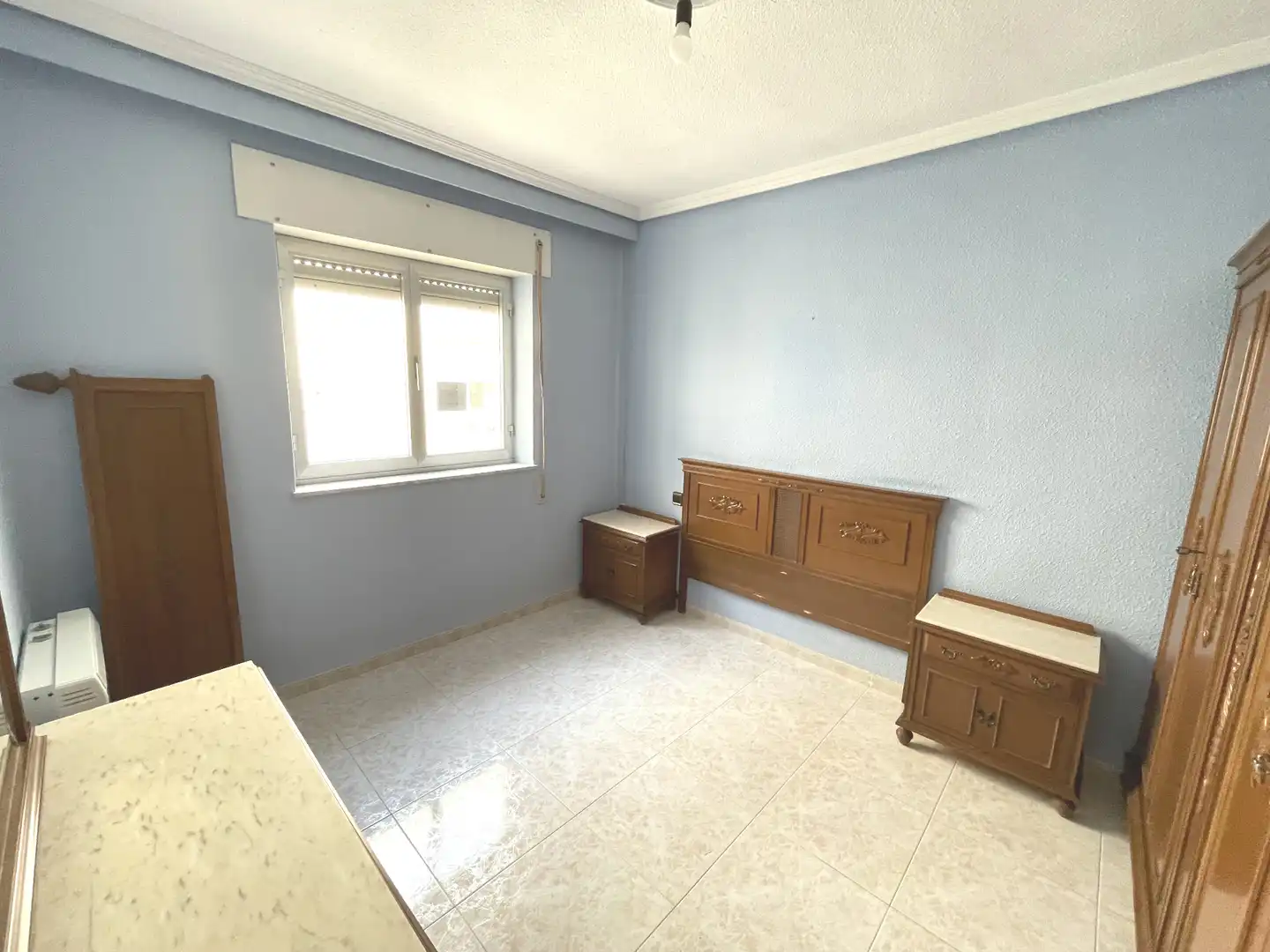 Schlafzimmer von Wohnung zur Miete in Salamanca mit Heizung, Möbliert und Balkon