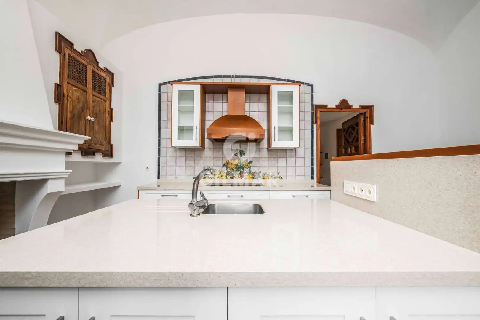 Cocina de Casa o chalet en venta en Valencina de la Concepción con Calefacción, Jardín privado y Piscina