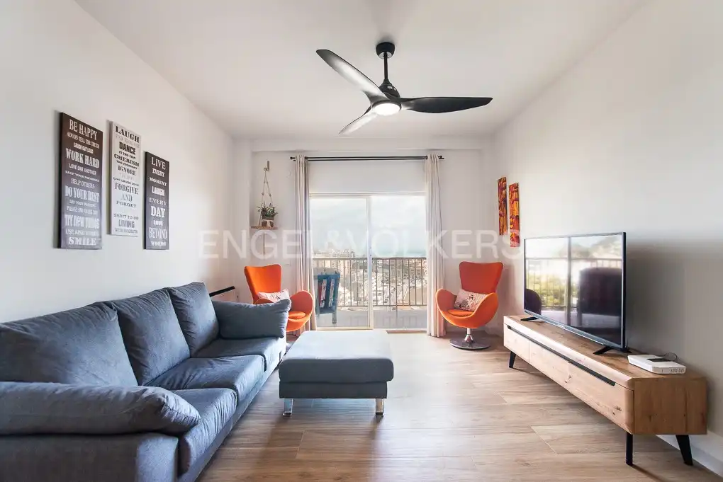 Living room of Apartments for sale in Peñíscola / Peníscola  with Heating, Furnished and Balcony