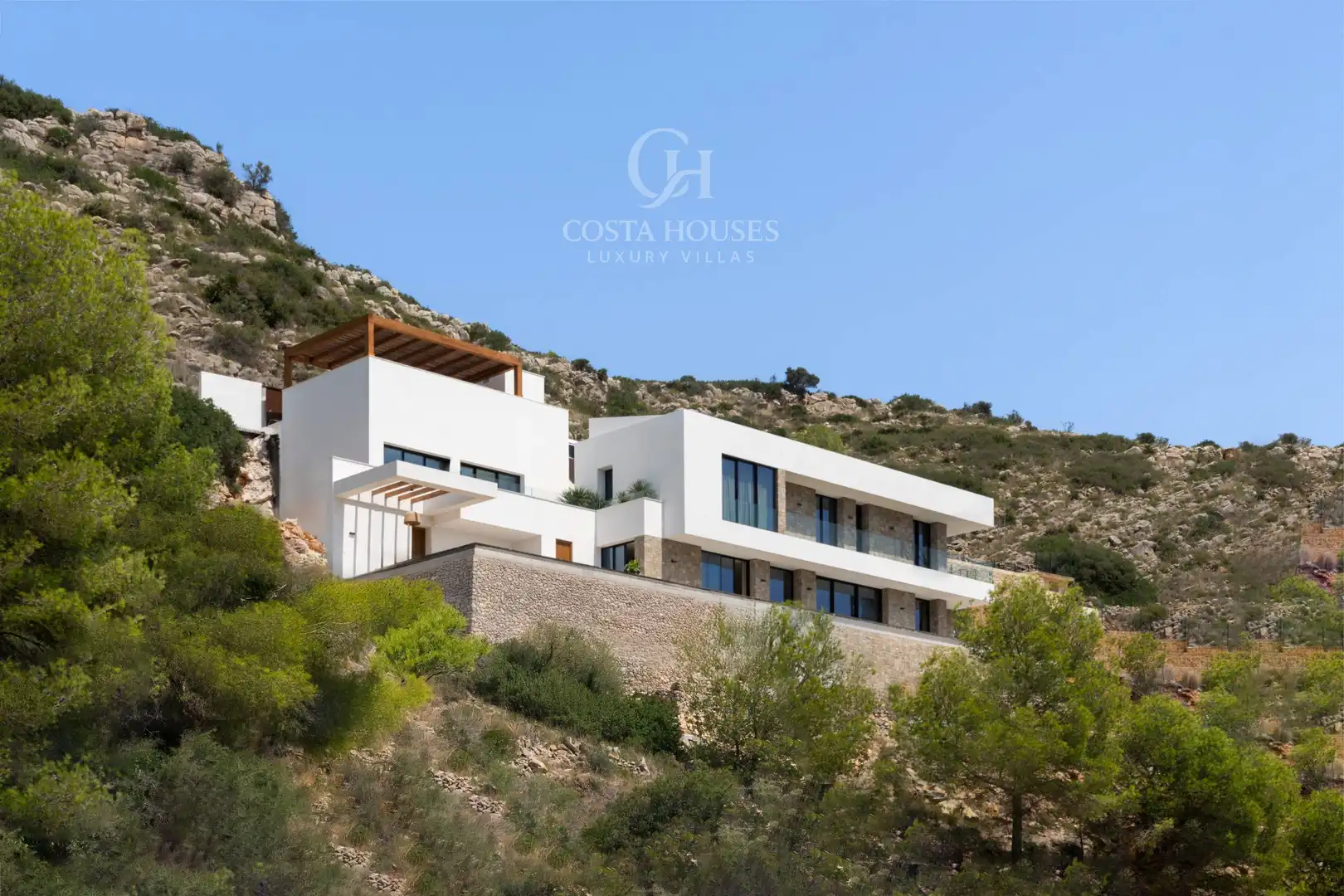 Exterior view of Houses for sale in Jávea / Xàbia  with Air Conditioner, Private garden and Terrace