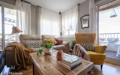 Living room of Flat for sale in Sant Andreu de Llavaneres  with Heating, Terrace and Storage room