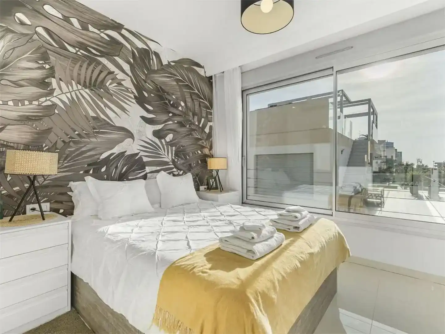 Habitación de Casa o chalet de alquiler en Pilar de la Horadada con Aire acondicionado, Jardín privado y Piscina