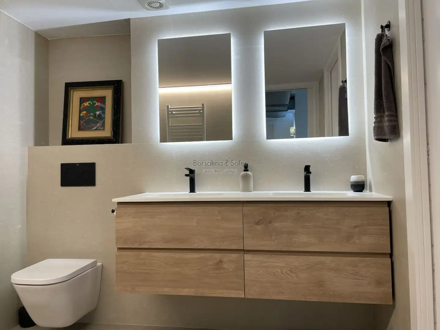 Bathroom of Flat for sale in Granollers  with Air Conditioner and Balcony