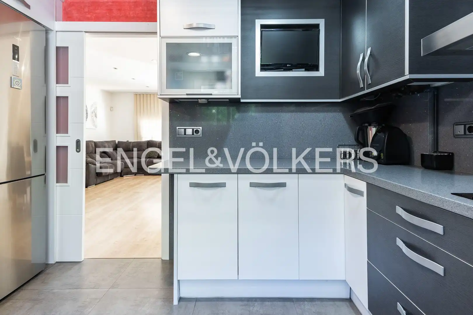 Kitchen of Houses for sale in Badalona  with Air Conditioner, Heating and Private garden