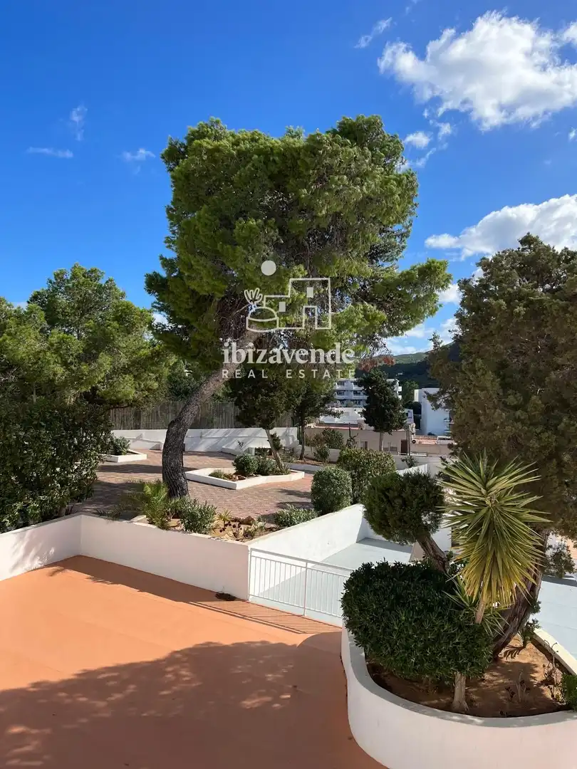 Außenansicht von Wohnung zur Miete in Sant Joan de Labritja mit Schwimmbad, Möbliert und Gemeinschaftspool