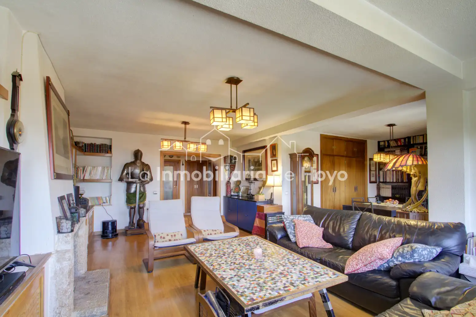 Wohnzimmer von Wohnung zum Verkauf in Hoyo de Manzanares mit Heizung, Privatgarten und Abstellraum