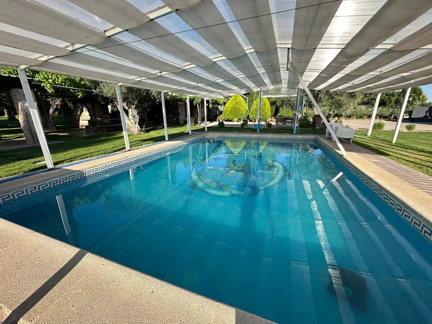 Piscina de Casa o chalet en venta en Montearagón con Aire acondicionado, Calefacción y Jardín privado