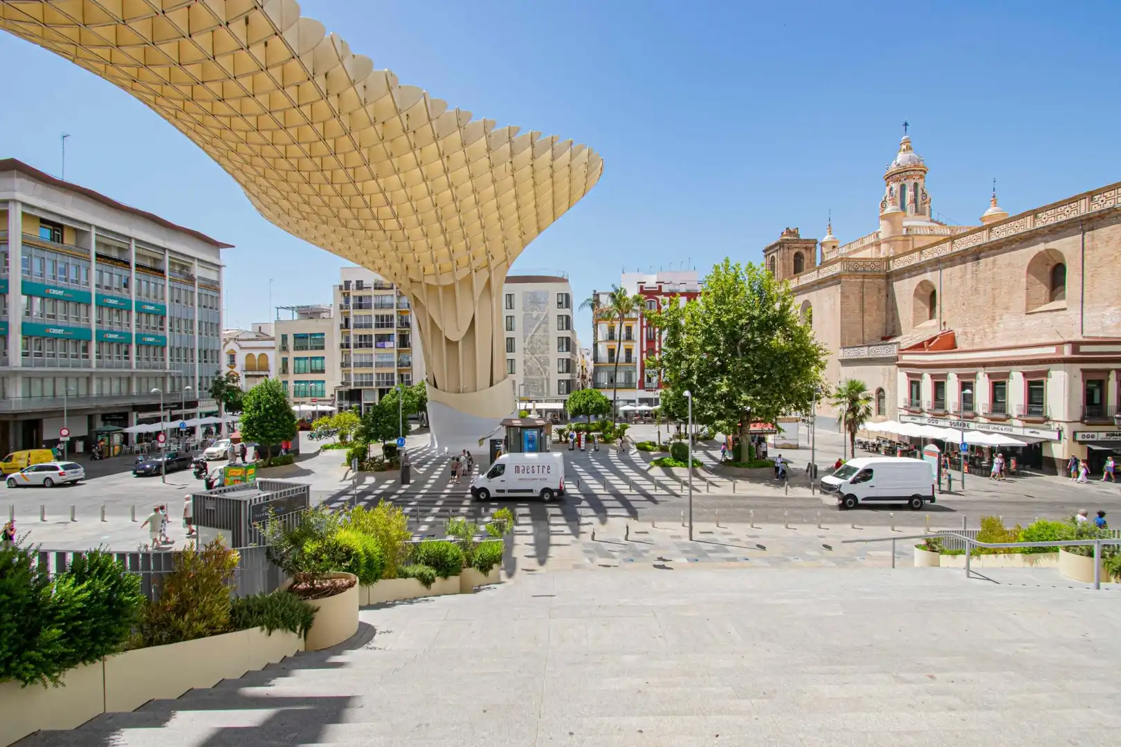 Vista exterior de Piso en venta en Sevilla con Aire acondicionado, Calefacción y Balcón