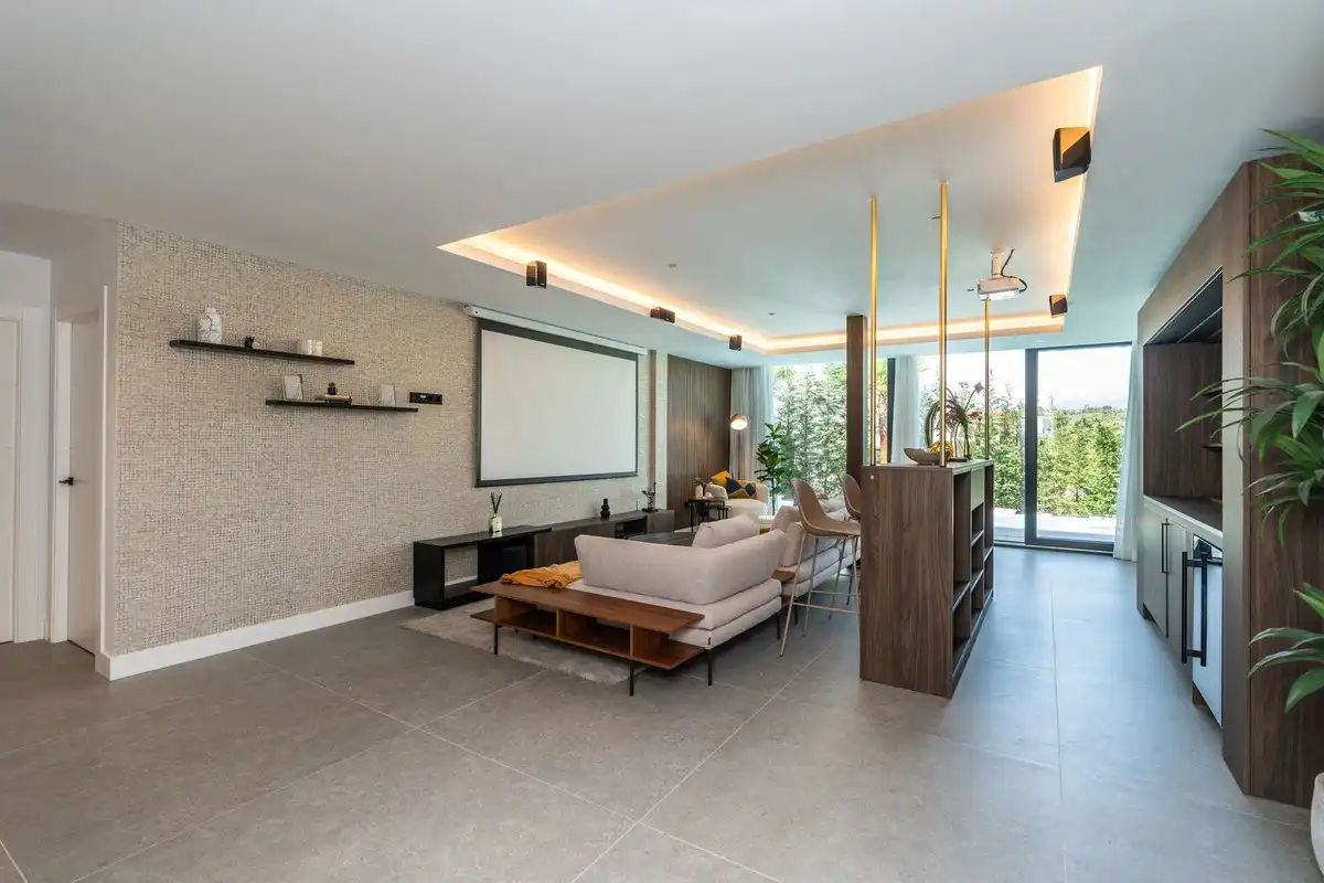 Living room of Houses for sale in Mijas  with Air Conditioner, Heating and Private garden