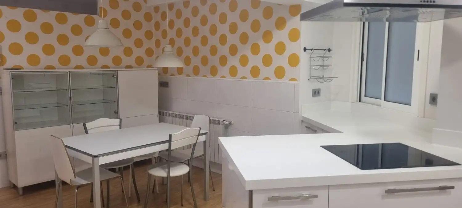 Cuina de Pis de lloguer en Vigo  amb Aire condicionat, Calefacció i Parquet