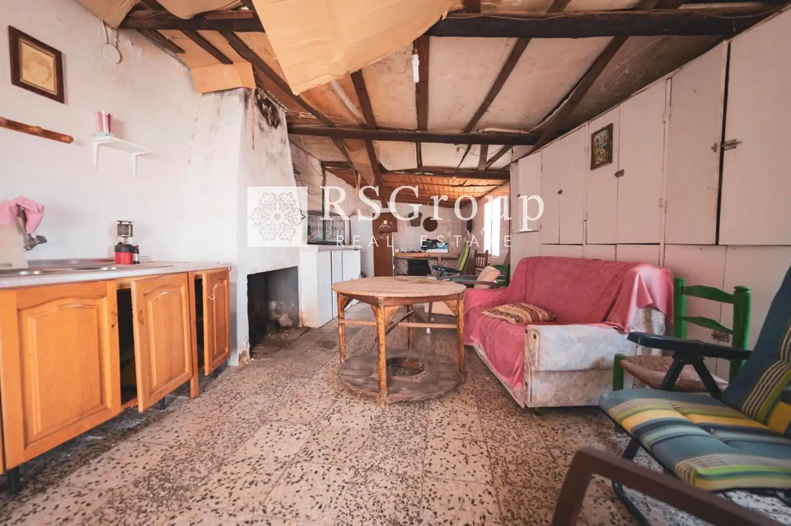 Sala de estar de Casa o chalet en venta en Cala con Piscina y Piscina comunitaria