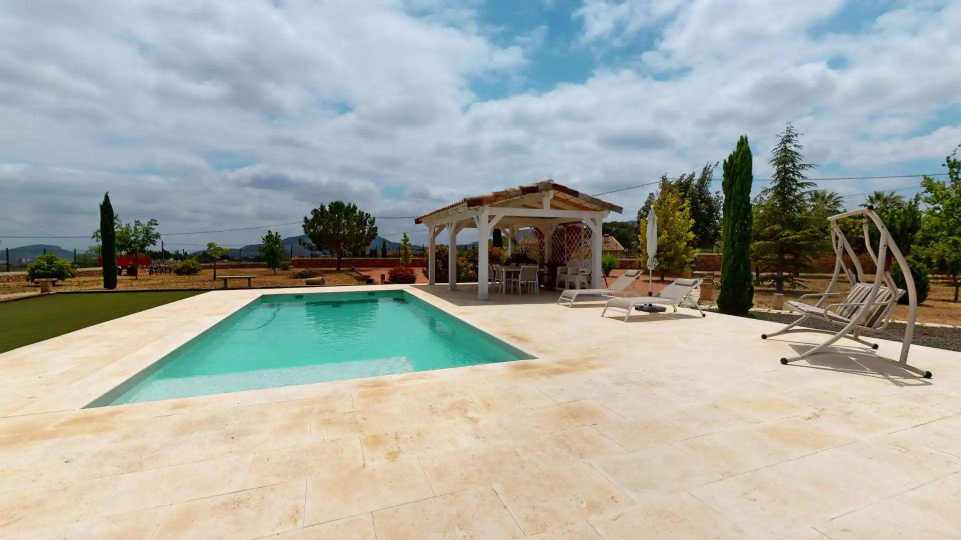 Piscina de Casa o chalet en venta en Monóvar  / Monòver con Aire acondicionado, Calefacción y Jardín privado