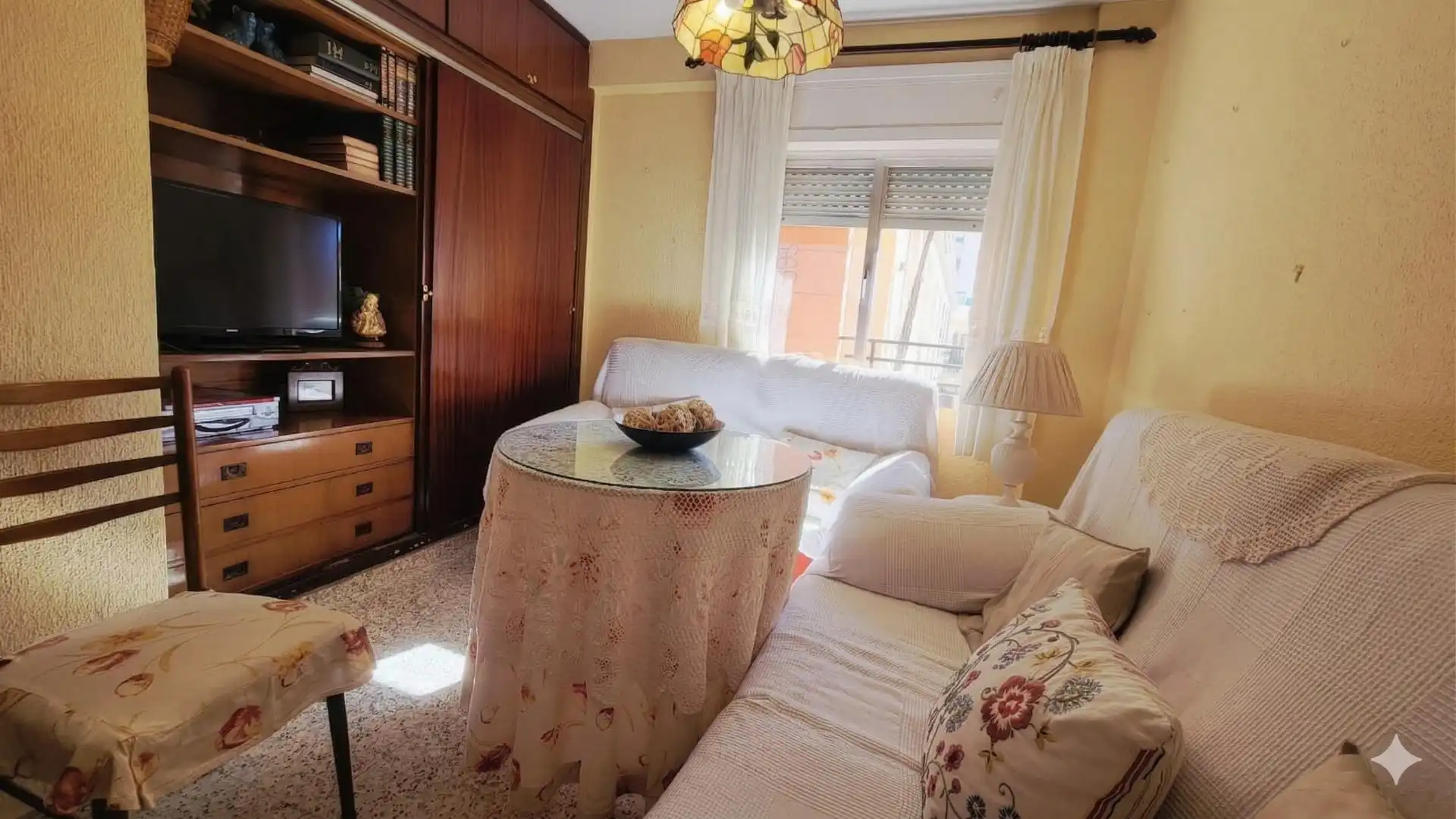 Bedroom of Flat for sale in Almería  with Terrace and Furnished