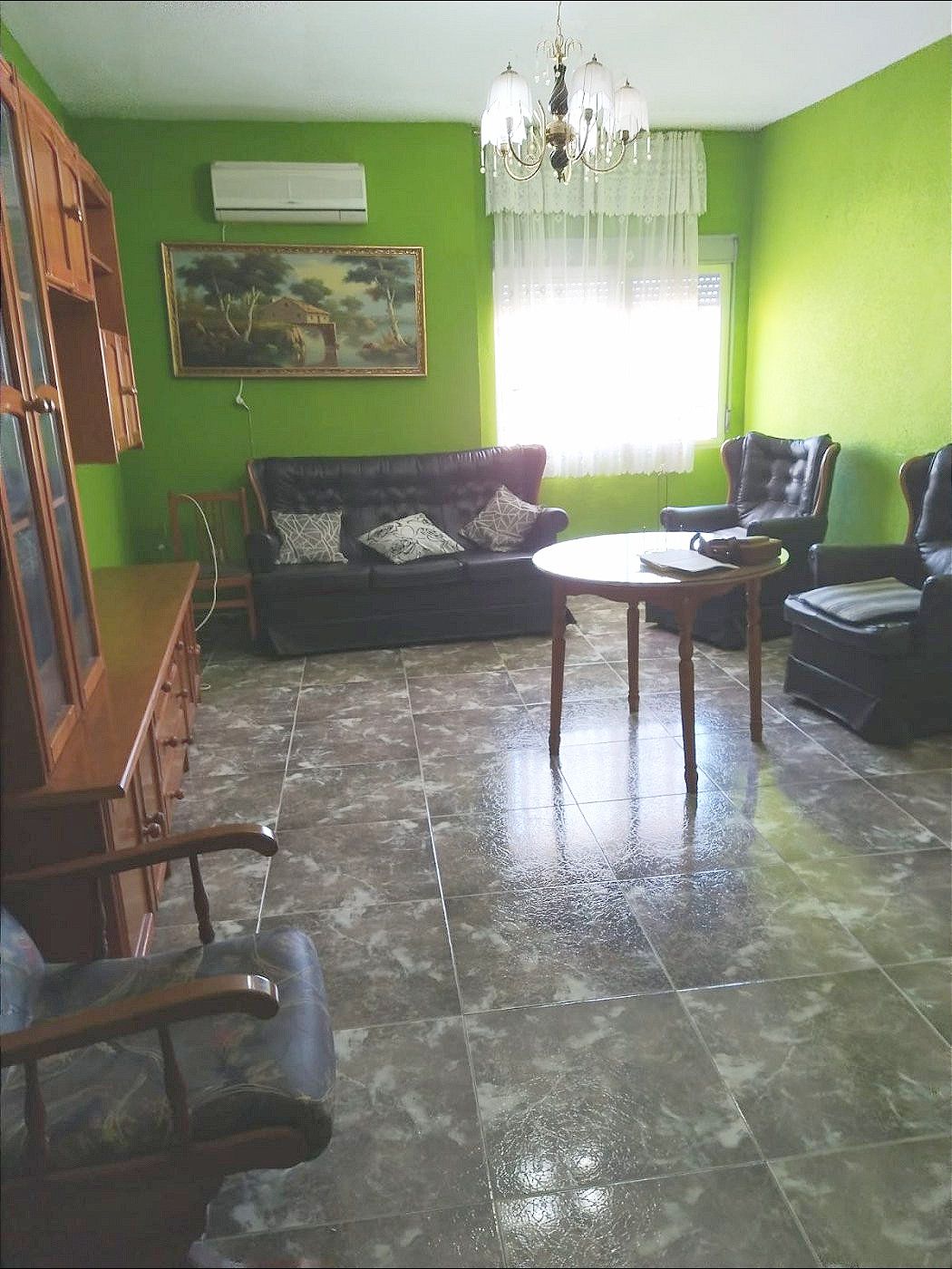 Living room of Flat for sale in Sierra de Fuentes  with Terrace and Balcony