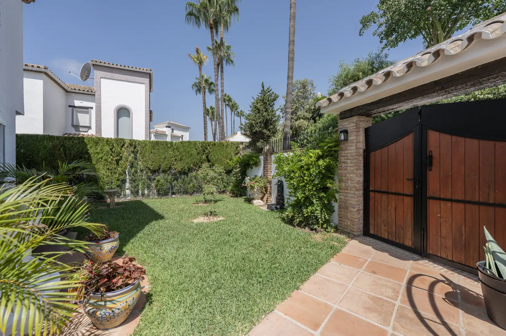 Jardín de Casa o chalet en venta en Mijas con Aire acondicionado, Jardín privado y Terraza