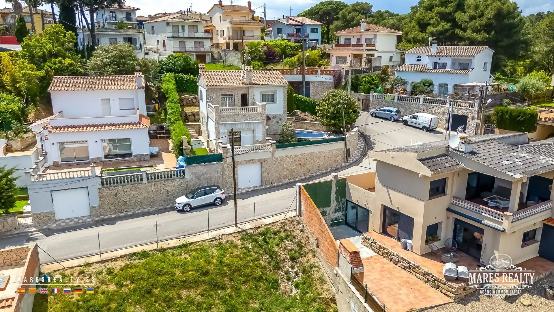 Exterior view of Houses for sale in Lloret de Mar  with Air Conditioner, Heating and Private garden