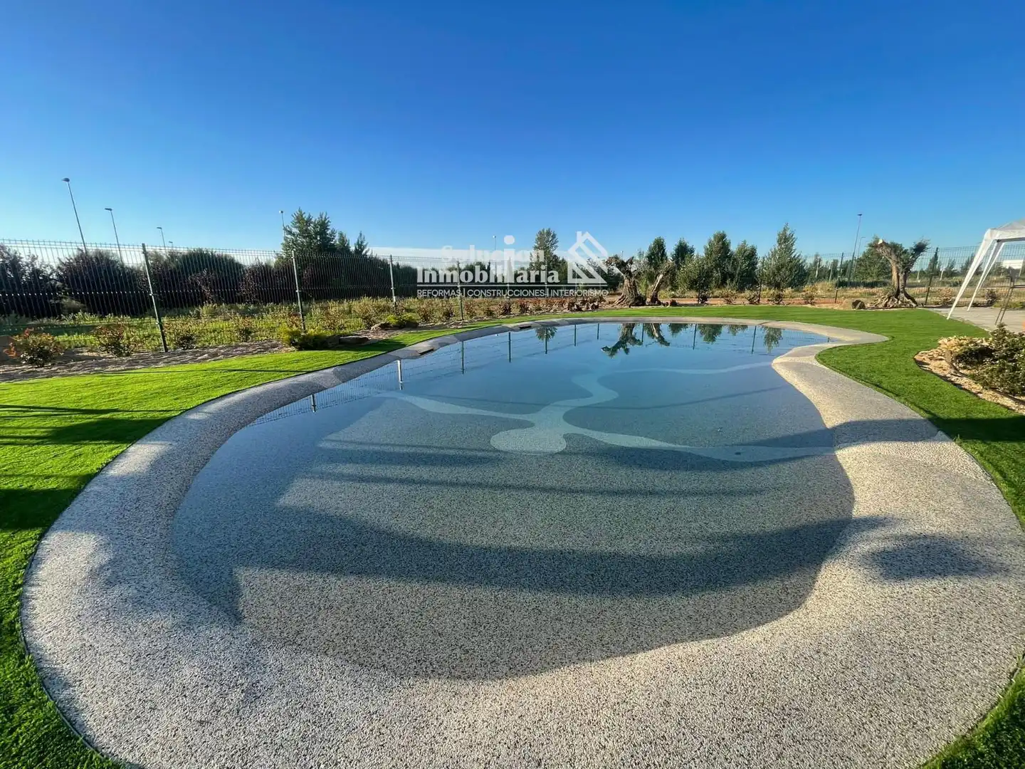 Swimming pool of Detached homes for sale in Carbajosa de la Sagrada  with Heating, Terrace and Storage room