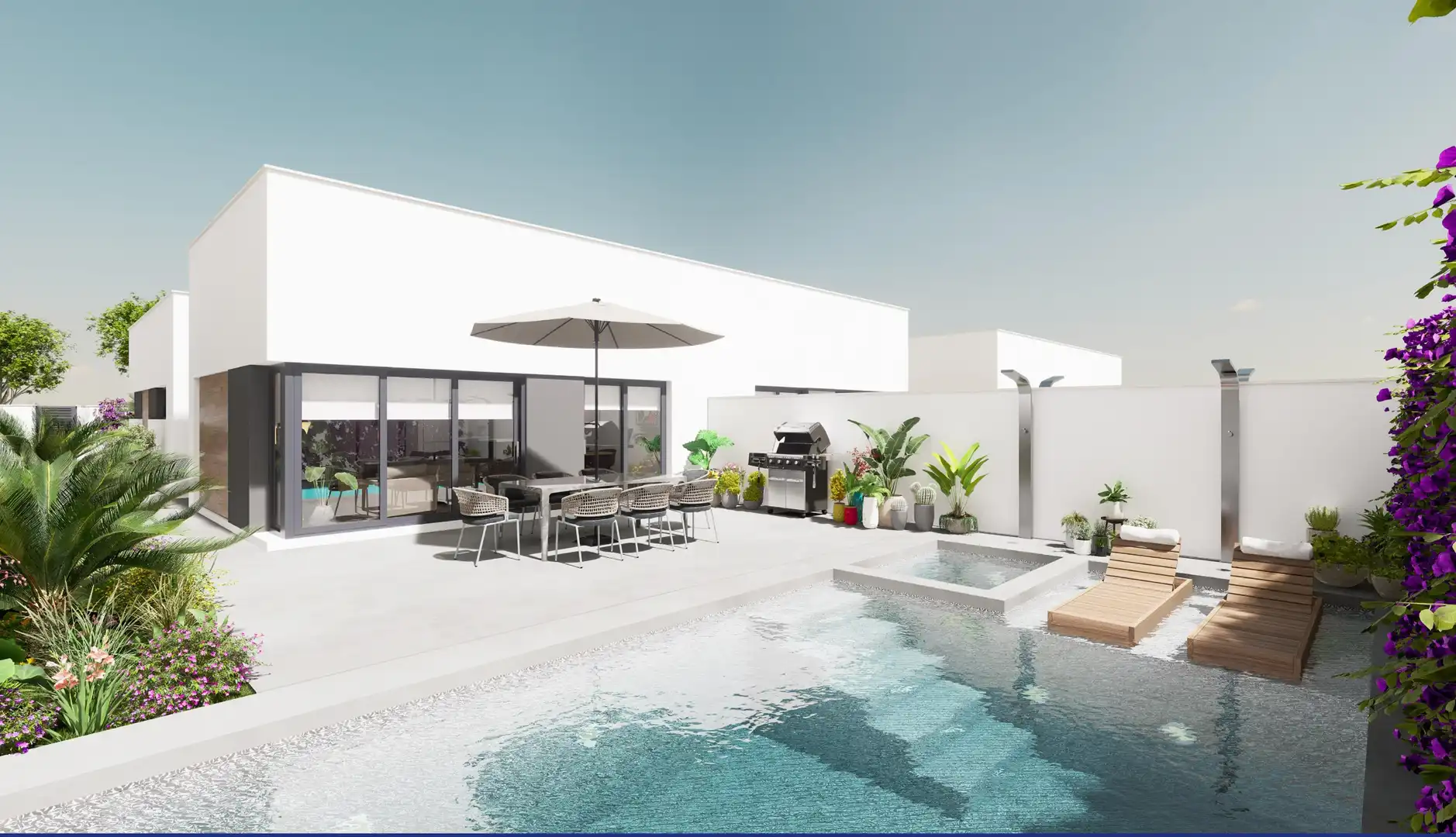 Terrace of Detached homes for sale in Espartinas  with Private garden and Internet
