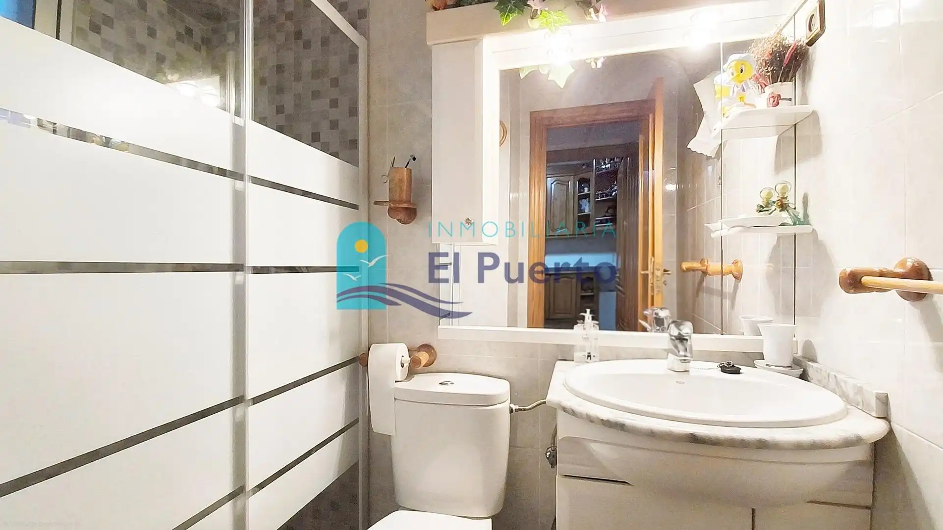 Baño de Dúplex en venta en Mazarrón con Aire acondicionado, Jardín privado y Terraza