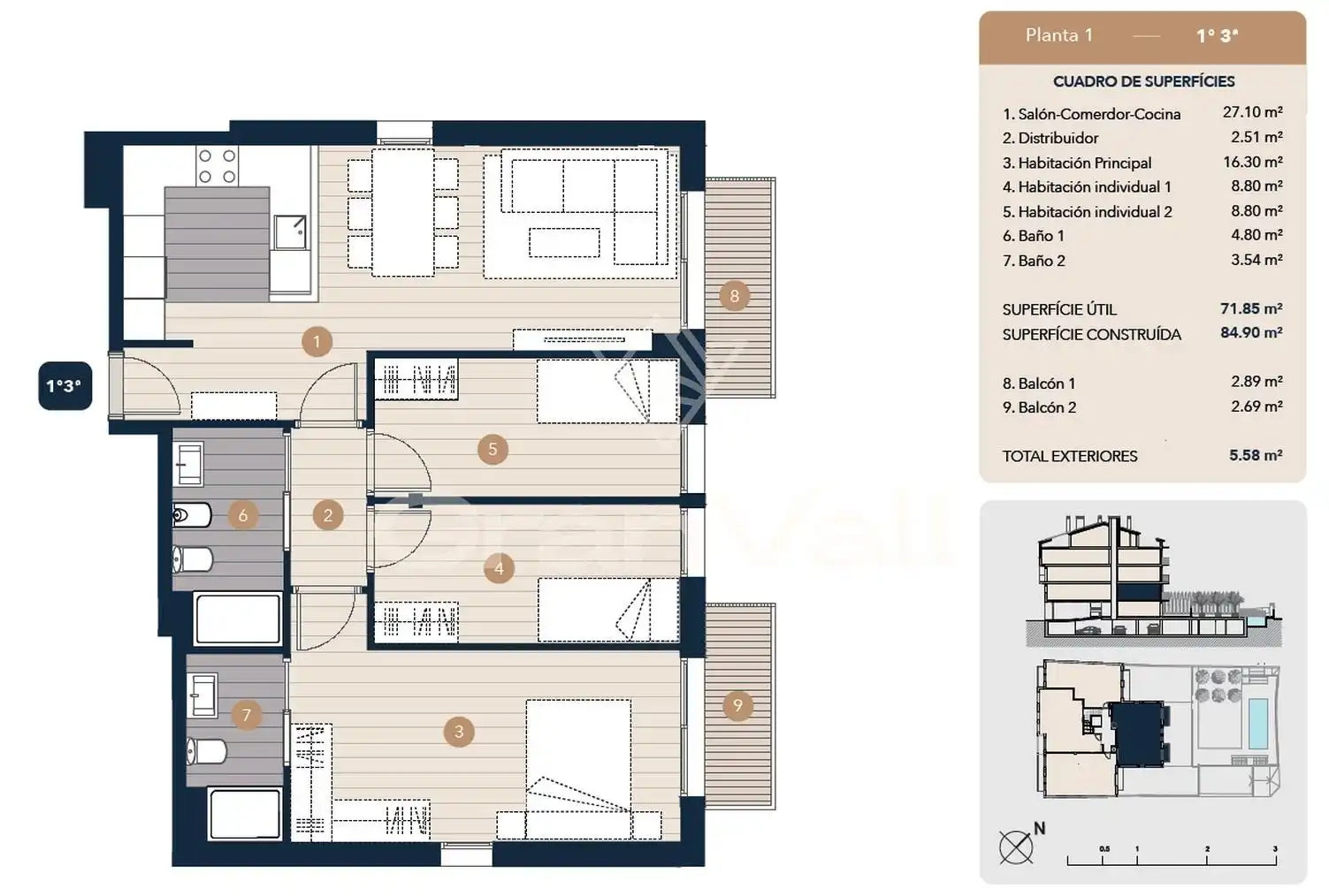 Apartament en venda en Puigcerdà amb Parquet, Traster i Balcó