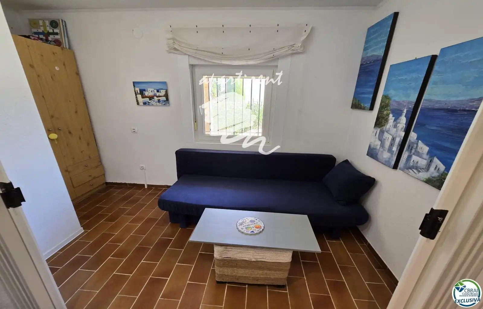 Sala de estar de Piso en venta en Empuriabrava con Aire acondicionado, Calefacción y Terraza