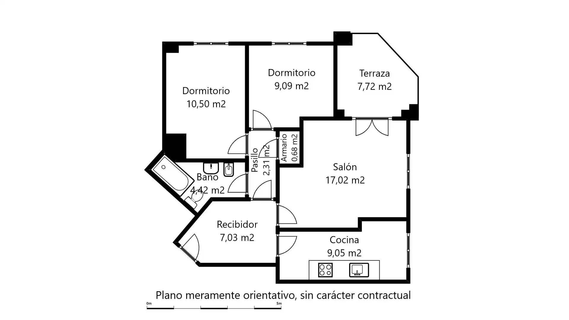 Piso en venta en Biescas con Calefacción, Terraza y Amueblado