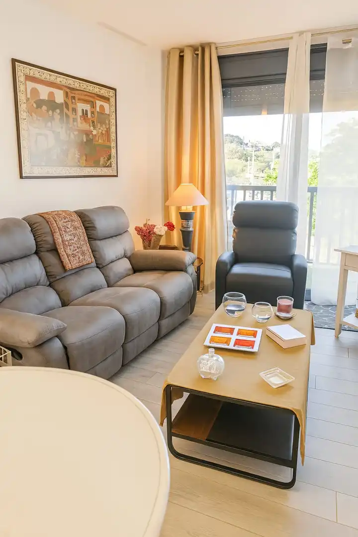 Sala d'estar de Apartament en venda en Sant Joan d'Alacant amb Aire condicionat, Calefacció i Terrassa
