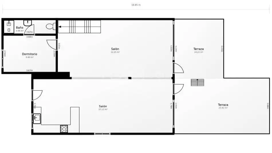 Detached house with terrace for sale in La Fustera, imagen 39