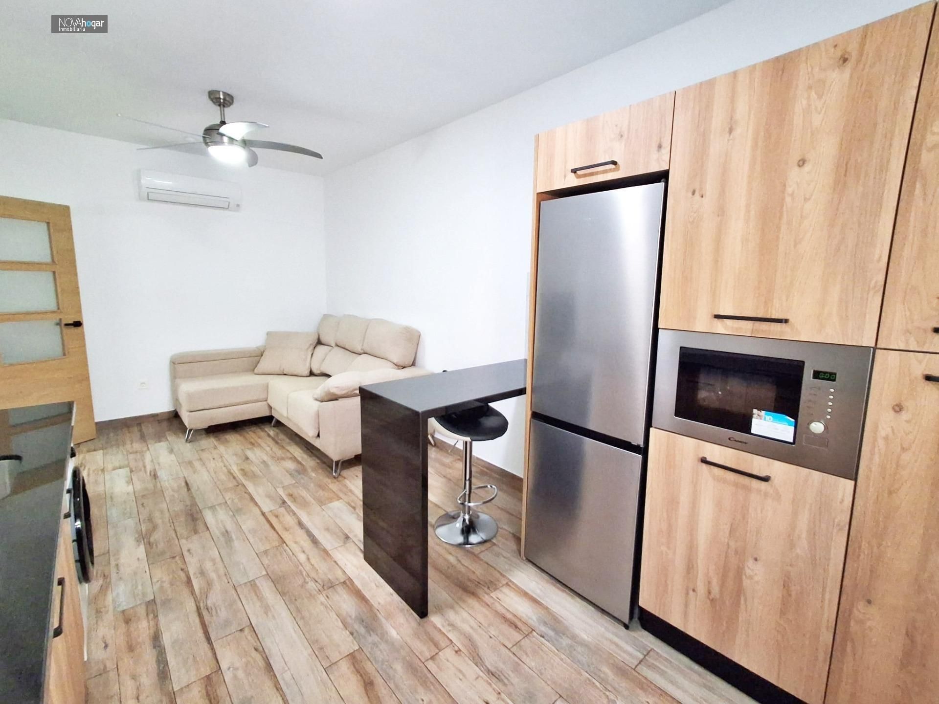 Kitchen of Apartment to rent in Málaga Capital  with Air Conditioner and Heating