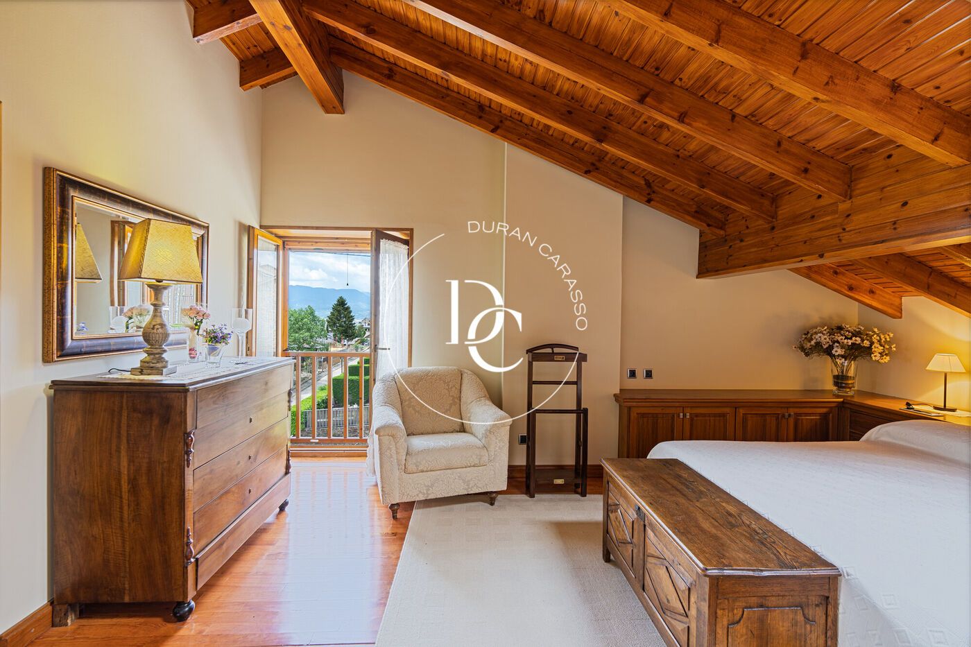 Bedroom of Duplex for sale in Bolvir  with Air Conditioner, Heating and Private garden