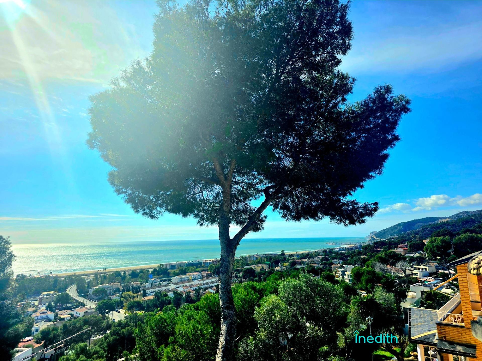 Exterior view of House or chalet for sale in Castelldefels  with Air Conditioner, Heating and Private garden