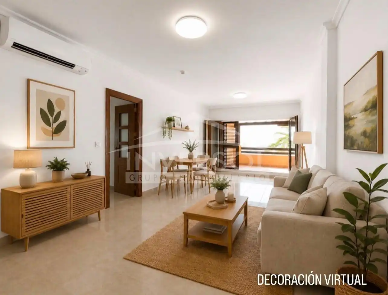 Sala de estar de Piso en venta en El Ejido con Terraza, Horno y Balcón