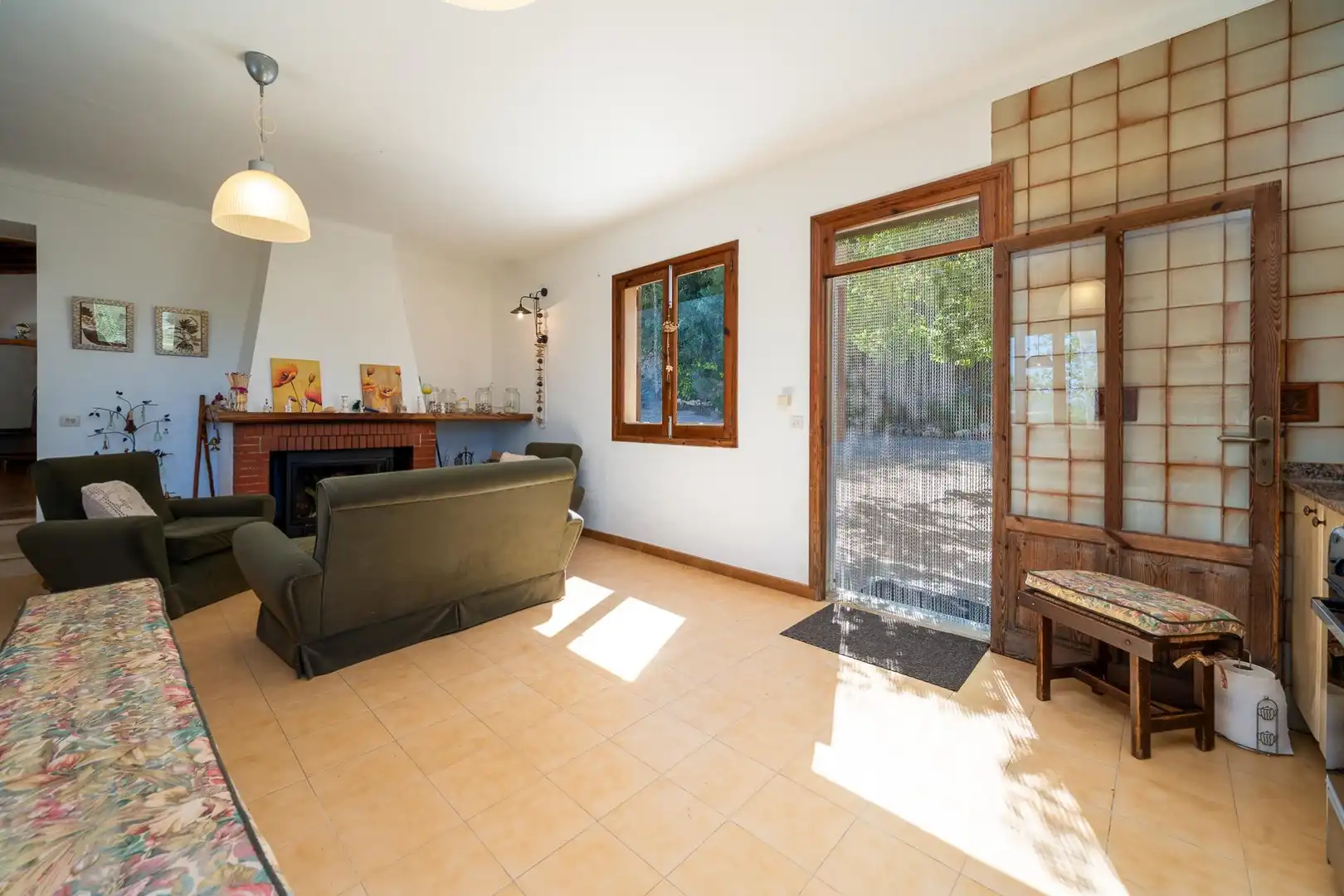 Sala de estar de Finca rústica en venta en Sant Joan con Jardín privado, Terraza y Trastero