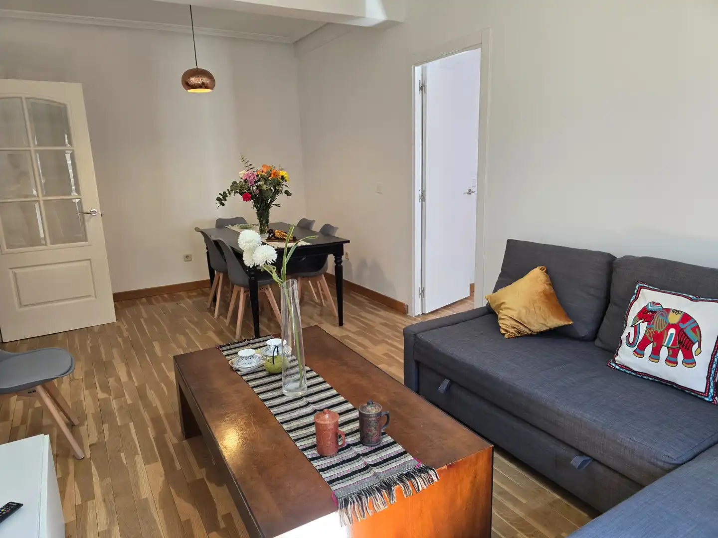 Sala de estar de Piso en venta en Madrid con Aire acondicionado, Calefacción y Parquet