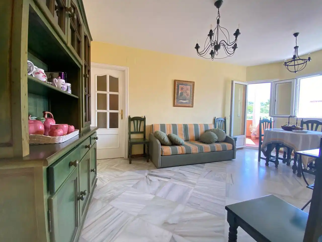 Sala de estar de Apartamento en venta en Islantilla con Terraza
