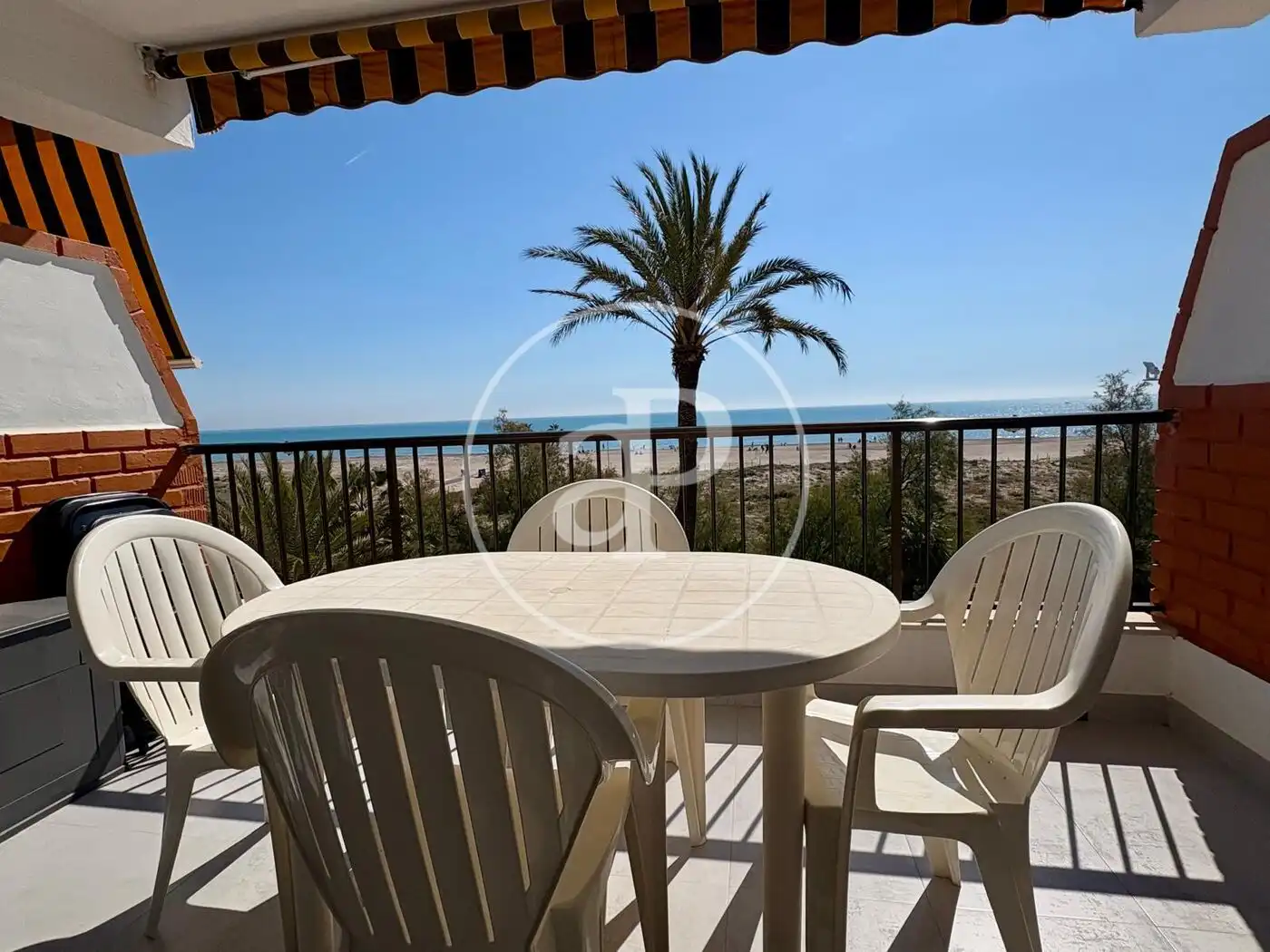 Terrasse von Wohnung zur Miete in Canet d'En Berenguer mit Klimaanlage, Heizung und Privatgarten